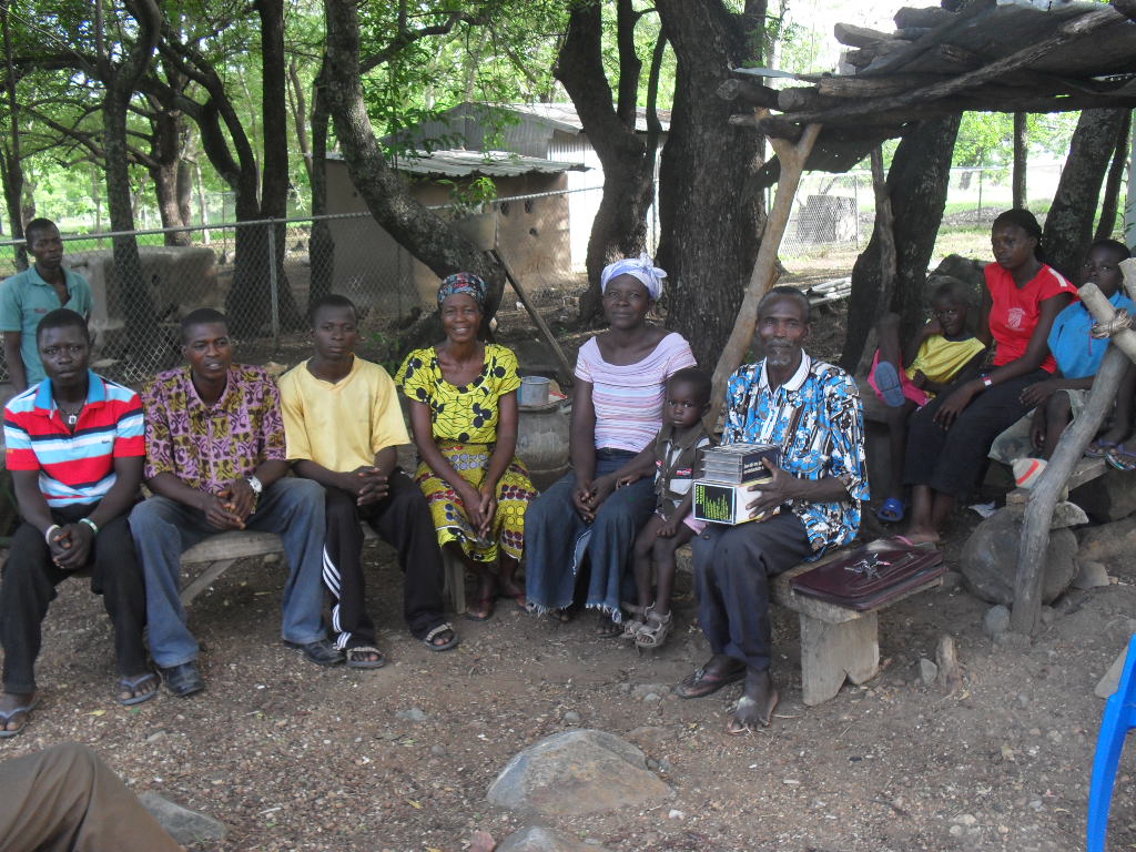 Audio Bible listening group